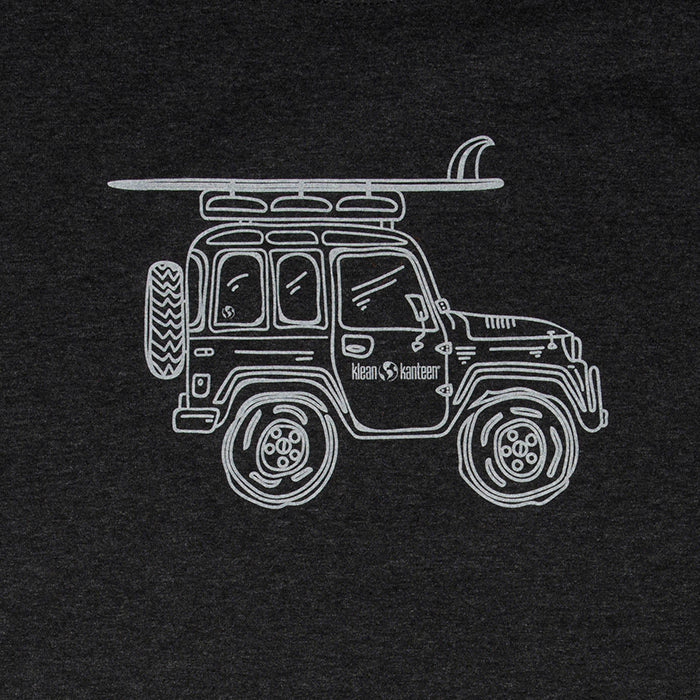 adventure-vehicle-t-shirt-a6 klean_shirt_jeep_front_closeup_lifestyle.jpg
